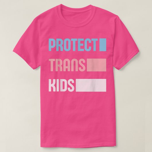 Bescherm Trans-Kinder LGBT-ondersteuning LGBT Prid T-shirt (Design voorkant)