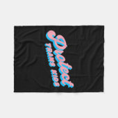 Bescherm trans-Kinder LGBT Pride Queer Fleece Deken (Voorkant (Horizontaal))