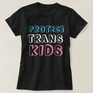 Bescherm Trans-Kinder LGBT Trans Rights T-Shirt