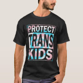 Bescherm Trans Kinder LGBTQ Tie Dye Transgender LG T-shirt (Voorkant)