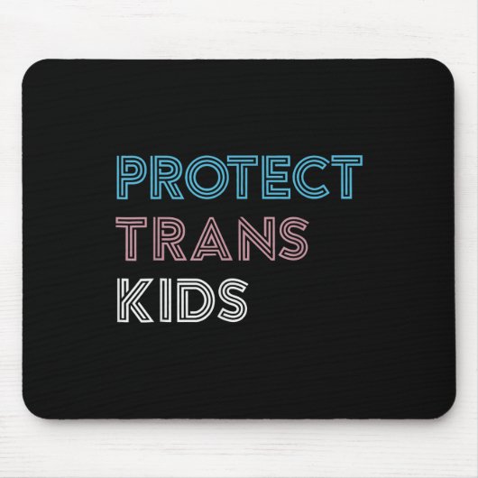 Bescherm Trans Kinder liefde is liefde LGBT Gay Tr Muismat (Voorkant)