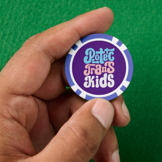 Bescherm Trans Kinder Poker Chips (Hand)