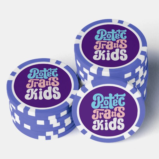 Bescherm Trans Kinder Poker Chips (Opstapeling)