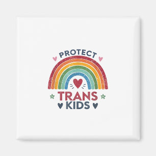 Bescherm Trans-Kinder steun Queer Youth Magneet