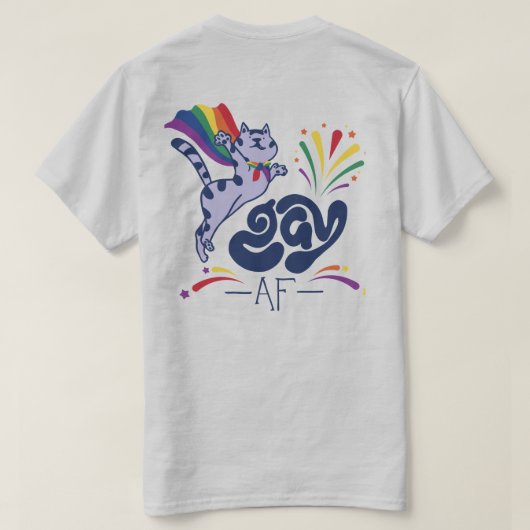 Bescherm Trans-Kinder T-shirt (Design achterkant)