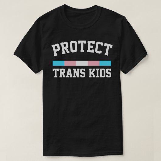 Bescherm Trans Kinder Trans Rights Design T-shirt (Design voorkant)