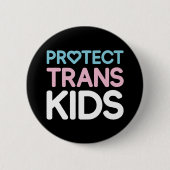 Bescherm Trans-Kinderen. Button (Voorkant)