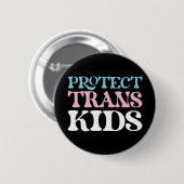 Bescherm Trans-Kinderen. Button (Voorkant /achterkant)