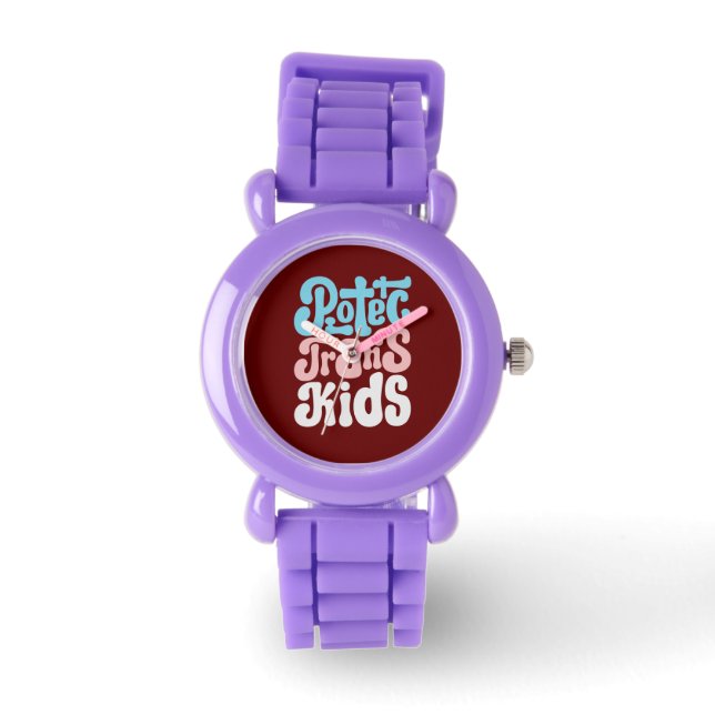 Bescherm Trans Kinderen Kijk Horloge (Voorkant)