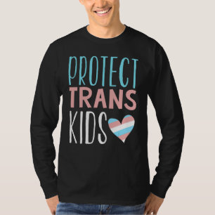 Bescherm Trans Kinderen  Lgbt Trots T-shirt
