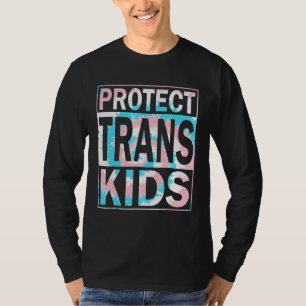 Bescherm Trans Kinderen LGBTQ Tie Dye Transgender T-shirt