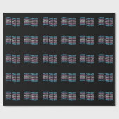 Bescherm Trans Kinderen - Trans Vlag Golf Cadeaupapier (Vlak)