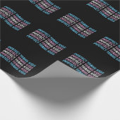 Bescherm Trans Kinderen - Trans Vlag Golf Cadeaupapier (Hoek)
