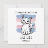 Bescherm trans mensen of sterf - Fierce Cat (Voorkant)