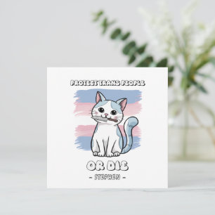 Bescherm trans mensen of sterf - Fierce Cat