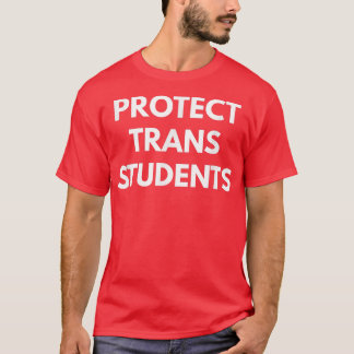 Bescherm trans-studenten LGBT Pride s T-shirt