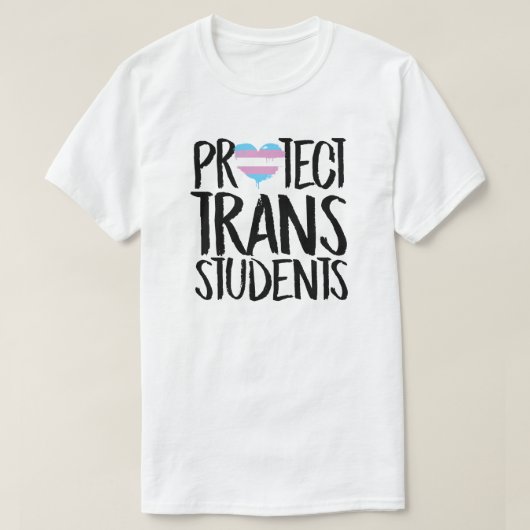 Bescherm trans studenten t-shirt (Design voorkant)