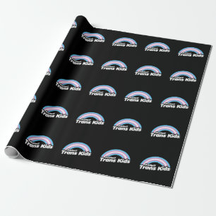 Bescherm Transkinderen - Regenboog Cadeaupapier
