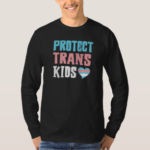 Bescherm Transkinderen Steun voor Transgender LGBT T-shirt