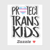 BESCHERM TRANSKINDEREN STICKER (Vel)