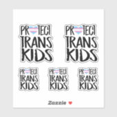 BESCHERM TRANSKINDEREN STICKER (Vel)