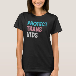 Bescherm Transkinderen Transgender LGBT Pride T-shirt