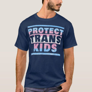 Bescherm Transkinderen Transgender Vlag Bescherm T-shirt