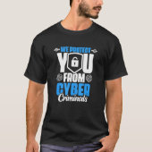 Bescherm u tegen cyber computerprogrammeerprogramm t-shirt (Voorkant)