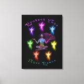 Bescherm uw binnenste vredesvrouw Chakra Canvas Afdruk (Voorkant)