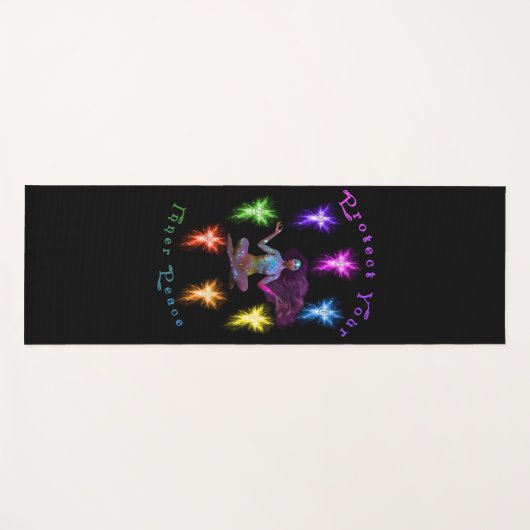 Bescherm uw binnenste vredesvrouw Chakra Yogamat (Voorkant (horizontaal))