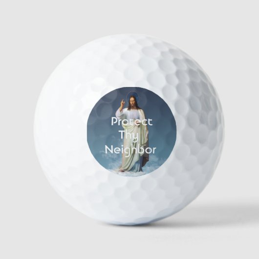 Bescherm Uw Buurman Golfballen (Voorkant)