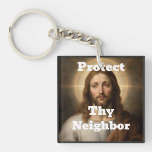 Bescherm Uw Buurman Sleutelhanger