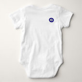 Bescherm uw Cutie tegen het boze oog Romper (Achterkant)