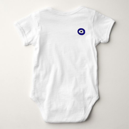 Bescherm uw Cutie tegen het boze oog Romper (Achterkant)