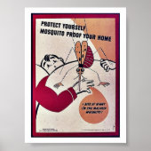 Bescherm uw eigen mingsscherm van uw huis poster (Voorkant)