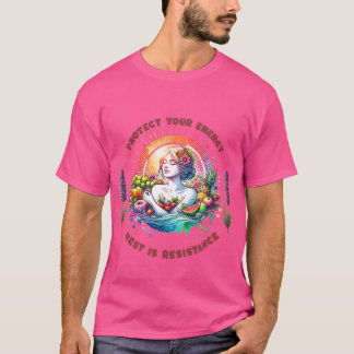 Bescherm uw energie T-shirt – Spirituele zelfzorg