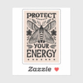 Bescherm uw energie Whimsigoth esthetiek Sticker (Vel)