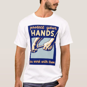 Bescherm Uw Handen 1936 WPA T-shirt