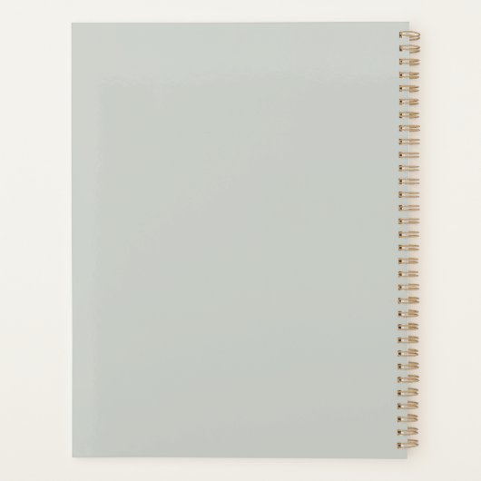 Bescherm uw hart Christelijke Bijbel Verse Greener Planner (Achterkant)