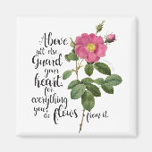 Bescherm uw hart -  Roos, spreekwoorden 4:23 Magneet (Voorkant)