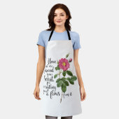 Bescherm uw hart -  Roos, spreekwoorden 4:23 Schort (Gedragen)