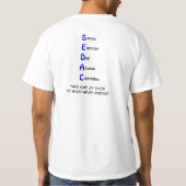 Bescherm uw hart t-shirt (Achterkant)