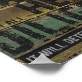 Bescherm uw hartstilstand in Bijbel 4:23 Poster (Hoek)