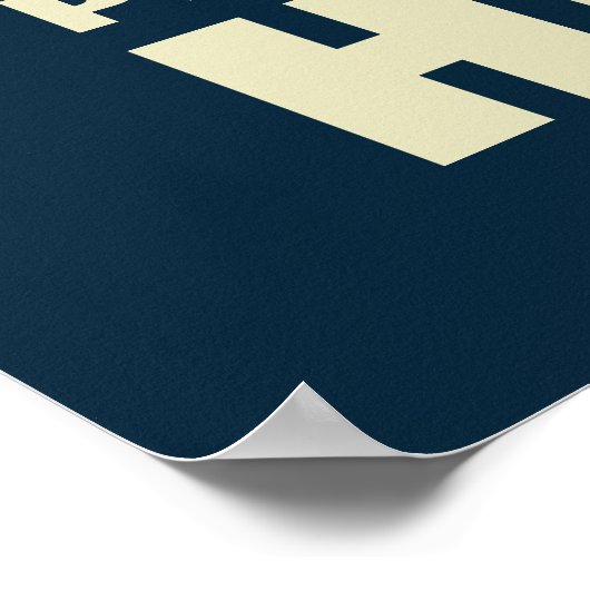 Bescherm uw hoofd-werkpleister poster (Hoek)