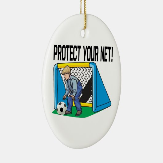 Bescherm uw net keramisch ornament (Rechts)