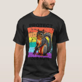 Bescherm uw Nuts Pistool Nut Squirrel 1 T-shirt (Voorkant)