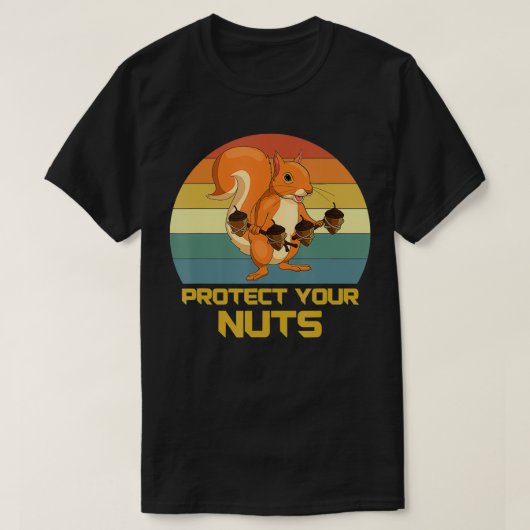 Bescherm uw Nuts Squirrel T-shirt (Design voorkant)