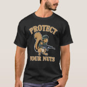 Bescherm uw Nuts Squirrel T-shirt (Voorkant)