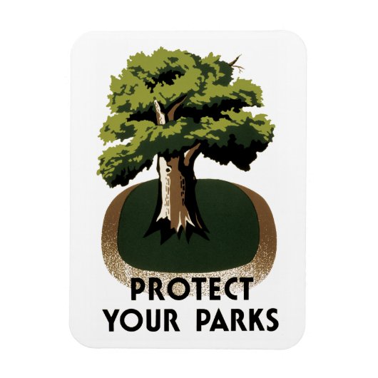 Bescherm uw parken magneet (Verticaal)