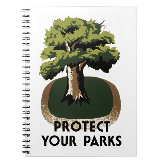 Bescherm uw parken notitieboek (Voorkant)